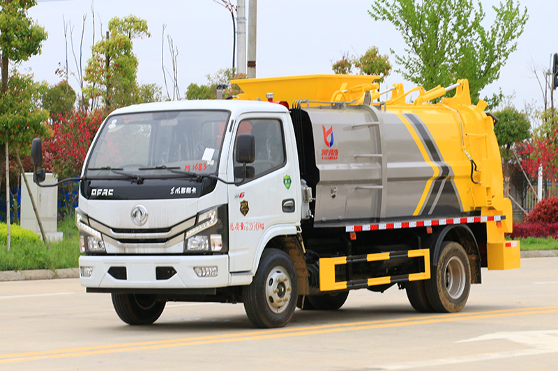 東風(fēng)小多利卡餐廚垃圾車 6方-方罐