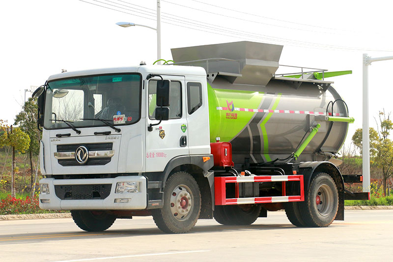 東風(fēng)D9-餐廚垃圾車 9方 圓罐